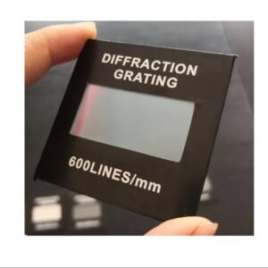 Diffracting grating card (transmission)