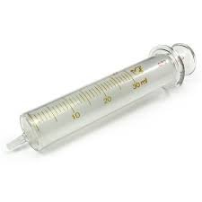 Glass syringe (30ml)